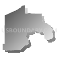 Census Tract 116, San Bernardino County, California (Gray Gradient Fill with Shadow)