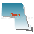 Census Tract 20.21, San Bernardino County, California (Blue Gradient Fill with Shadow)