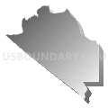 Census Tract 1.16, San Bernardino County, California (Gray Gradient Fill with Shadow)