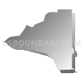 Census Tract 87.04, San Bernardino County, California (Gray Gradient Fill with Shadow)