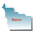 Census Tract 87.03, San Bernardino County, California (Blue Gradient Fill with Shadow)