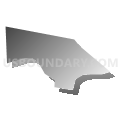 Census Tract 1.03, San Bernardino County, California (Gray Gradient Fill with Shadow)