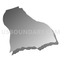 Census Tract 107, San Bernardino County, California (Gray Gradient Fill with Shadow)
