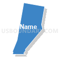 Census Tract 100.20, San Bernardino County, California (Solid Fill with Shadow)