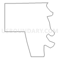 Census Tract 507.01, Sutter County, California (Light Gray Border)