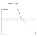 Census Tract 437.02, Riverside County, California (Light Gray Border)