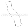 Census Tract 308.10, El Dorado County, California (Light Gray Border)