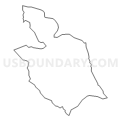 Census Tract 310, El Dorado County, California (Light Gray Border)