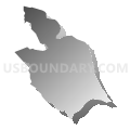 Census Tract 310, El Dorado County, California (Gray Gradient Fill with Shadow)