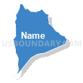 Census Tract 309.02, El Dorado County, California (Solid Fill with Shadow)