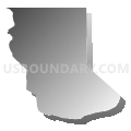 Census Tract 9900, El Dorado County, California (Gray Gradient Fill with Shadow)