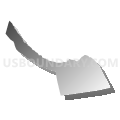 Census Tract 9901, Santa Cruz County, California (Gray Gradient Fill with Shadow)