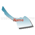 Census Tract 9901, Santa Cruz County, California (Blue Gradient Fill with Shadow)