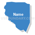 Census Tract 1231, Santa Cruz County, California (Solid Fill with Shadow)