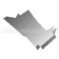 Census Tract 1103, Santa Cruz County, California (Gray Gradient Fill with Shadow)