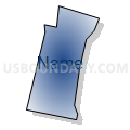 Census Tract 1214.02, Santa Cruz County, California (Radial Fill with Shadow)
