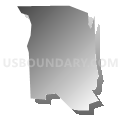 Census Tract 1004, Santa Cruz County, California (Gray Gradient Fill with Shadow)