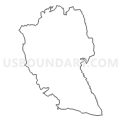Census Tract 103, Humboldt County, California (Light Gray Border)