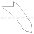 Census Tract 3007.01, Los Angeles County, California (Light Gray Border)
