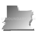 Census Tract 9748, Conejos County, Colorado (Gray Gradient Fill with Shadow)
