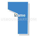 Census Tract 96.07, Adams County, Colorado (Solid Fill with Shadow)