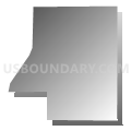 Census Tract 87.09, Adams County, Colorado (Gray Gradient Fill with Shadow)