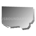 Census Tract 92.07, Adams County, Colorado (Gray Gradient Fill with Shadow)