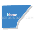 Census Tract 85.34, Adams County, Colorado (Solid Fill with Shadow)