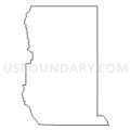 Census Tract 84.01, Adams County, Colorado (Light Gray Border)
