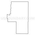 Census Tract 9611, Elbert County, Colorado (Light Gray Border)