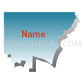 Census Tract 85.41, Adams County, Colorado (Blue Gradient Fill with Shadow)