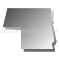 Census Tract 86.04, Adams County, Colorado (Gray Gradient Fill with Shadow)