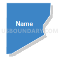 Census Tract 93.06, Adams County, Colorado (Solid Fill with Shadow)
