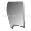 Census Tract 85.06, Adams County, Colorado (Gray Gradient Fill with Shadow)