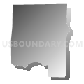 Census Tract 7, Morgan County, Colorado (Gray Gradient Fill with Shadow)