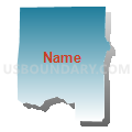 Census Tract 7, Morgan County, Colorado (Blue Gradient Fill with Shadow)