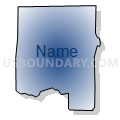 Census Tract 7, Morgan County, Colorado (Radial Fill with Shadow)