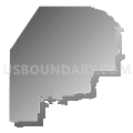 Census Tract 9692, Montezuma County, Colorado (Gray Gradient Fill with Shadow)