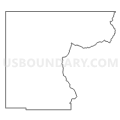 Census Tract 9512, Rio Blanco County, Colorado (Light Gray Border)