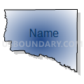 Census Tract 36, Pueblo County, Colorado (Radial Fill with Shadow)