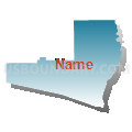 Census Tract 29.18, Pueblo County, Colorado (Blue Gradient Fill with Shadow)