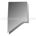 Census Tract 17, Pueblo County, Colorado (Gray Gradient Fill with Shadow)