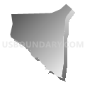 Census Tract 141.34, Douglas County, Colorado (Gray Gradient Fill with Shadow)