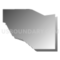 Census Tract 140.08, Douglas County, Colorado (Gray Gradient Fill with Shadow)