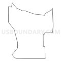 Census Tract 4, Moffat County, Colorado (Light Gray Border)