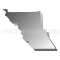 Census Tract 9744, Archuleta County, Colorado (Gray Gradient Fill with Shadow)