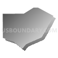 Census Tract 83.06, Denver County, Colorado (Gray Gradient Fill with Shadow)
