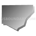 Census Tract 83.05, Denver County, Colorado (Gray Gradient Fill with Shadow)