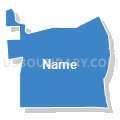 Census Tract 38.01, El Paso County, Colorado (Solid Fill with Shadow)