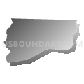 Census Tract 7021, New London County, Connecticut (Gray Gradient Fill with Shadow)